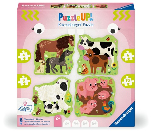 Puzzle bauernhoftiere kate - up!,