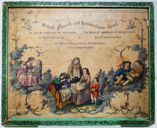 Biedermeier puzzle 1850 - biedermeier-puzzle,