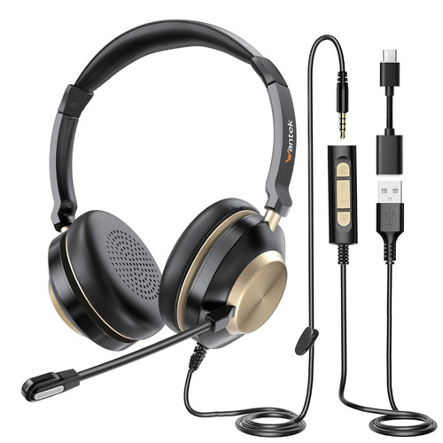 Wantek usb headset mikrofon - headset, pc