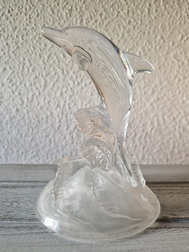Kristallfigur delphin - kristallfigur,