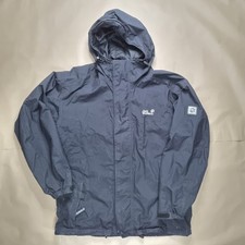 Jack Wolfskinn Herren Regenjacke Übergangsjacke Gr. M Wasserdicht Schwarz