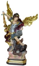 Geschenkidee - 145 cm Heiligenfigur Heiliger Michael Erzengel Schutzpatron De...