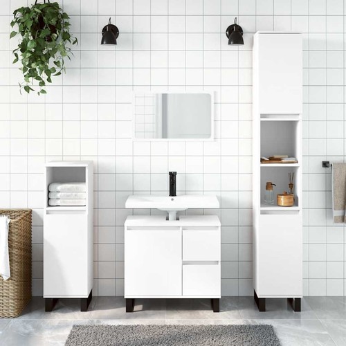 Badezimmerschrank weiß - badezimmerschrank,