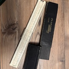 Rechenschieber Rechenstab Faber-Castell Elektro 1 / 98 vintage mit original Etui