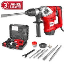 WALTER 1500W SDS+ Bohrhammer und Meißelhammer, Schlaghammer, Koffer und Zubehör