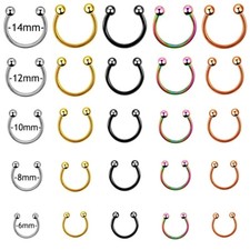 Hufeisen piercing - hufeisen,