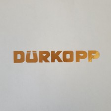 Aufkleber * Dürkopp * gold *