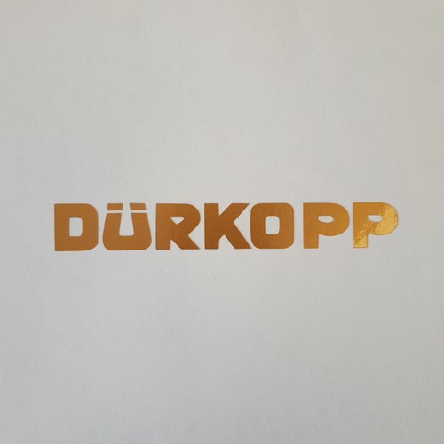 Aufkleber dürkopp gold - dürkopp, *