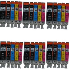 30 XL Druckerpatronen für Canon PIXMA IP7250 MG5450 MG6350 MX725 PG-I550 CLI-551