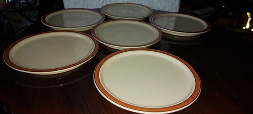 Flache teller handbemalt - flache,