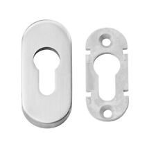 Schutzrosette Zylinderrosette Rosette oval Edelstahl VA Spitzer