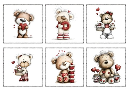 Teddybär kartenaufleger für - teddybär,