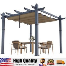 10x10 Ft Aluminum Pergola with