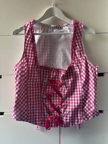 Trachtenbluse größe pink - trachtenbluse, 46