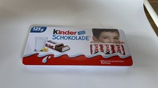 Blechdose Ferrero kinder  Schokolade Limited Edition - leer Vintage 3D PRÄGUNG