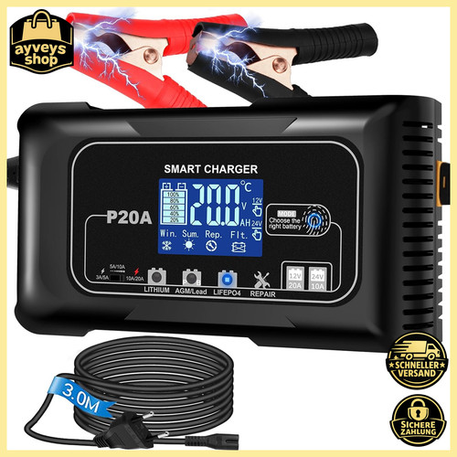 Autobatterie ladegerät 20a - ladegerät,