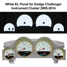 Weißes EL-Panel für Dodge