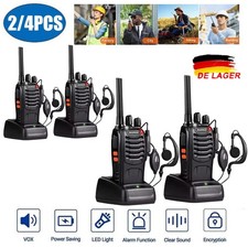 2/4x BF-88E Baofeng Walkie Talkie Sprechfunkgeräte Handfunkgerät 16Kanäle 5KM