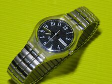 Swatch JEFFERSON mit Flexarmband - verspiegeltes Zifferblatt - NEU aber OHNE Box