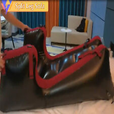 Offenes Bein Bondage aufblasbares Schlafsofa mit Manschette Kit Sex Kissen Stuhl