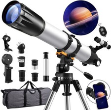 Teleskop astronomie mit - astronomie, stativ