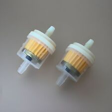 2x Benzinfilter Kraftstofffilter 6mm für Motorrad Mofa Moped Roller Auto