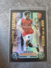 Match Attax Fabregas Arsenal FC Man Of The Match