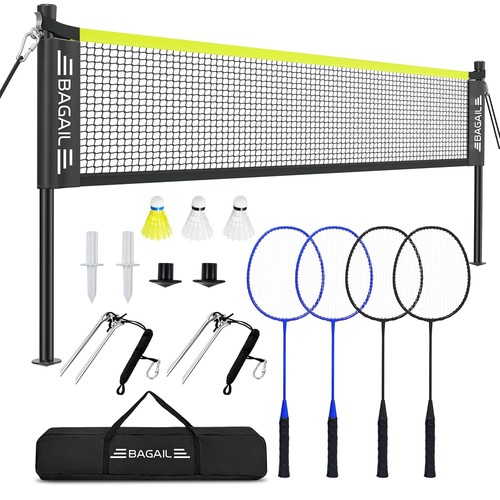 Badmintonnetz set 1x1 55m - set, 6,1x1,55m