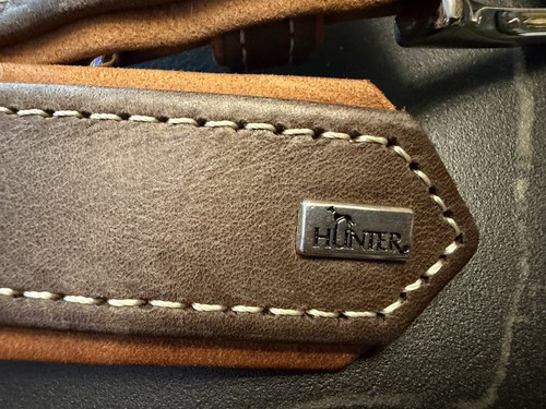 Hunter lederhalsband - hunter,