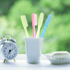  6 Stück Premium manuelle Zahnbürste mit harten Borsten für die