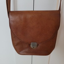 Picard Umhängetasche Leder Crossbody Cognac Braun Vintage