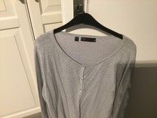 Cardigan / Strickjacke ,klassisch grau bpc selction  Gr 52/54 TOP