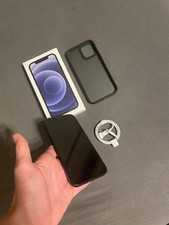 iPhone 12 schwarz Rückseite kaputt mit OVP, Zubehörpaket  sturzschaden defekt 