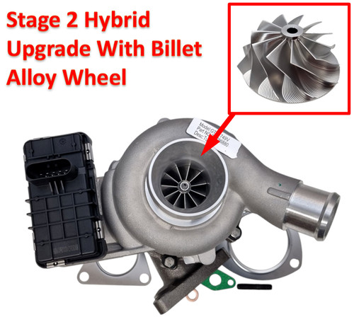 Hybrid stage turbolader - hybrid,