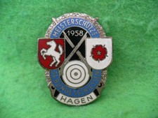 Hagen 34. Bundesschiessen 1958 Meisterschütze Westfälischer Schützenbund WSB