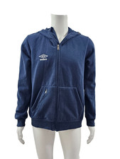L Sweatshirt Pullover UMBRO Hoodie Kapuze navy blau Sweatjacke sportlich