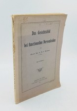 Das Gesichtsfeld bei functionellen Nervenleiden. v. Reuss, A. R.: