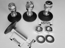 4 x verstellbare nivellierbare