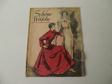 Alte Mode Zeitschrift Schöne Wäsche Leipzig-Berlin ohne Schnittmuster