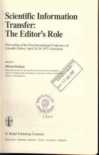 Scientific information - scientific,