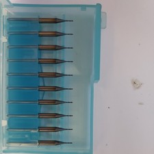 VHM-MINI -MICRO Radius Fräser 0.6mm Z2 Din6527L rechtsdrall Karnasch 10 Stück 