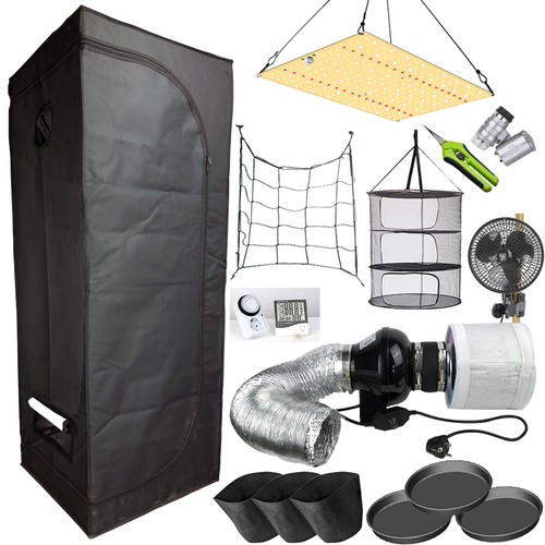 Grow komplettset 80x80cm - komplettset, led