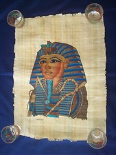 Gemälde Nofretete * handgemalt auf Papyros * Ägypten ca. 25 auf 20 cm neuwertig