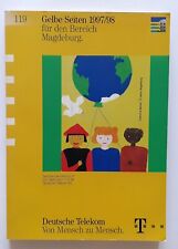 (77) Telefonbuch Gelbe Seiten 119 Magdeburg 1997-98 Fernsprechbuch Post Telekom