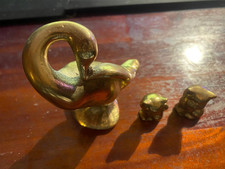 Tiere Messing - Schwan + 2