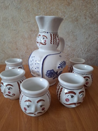 Weinkrug keramik mit - mit, 6