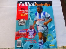 Panini Fussball 1996/97 komplettes  Album mit Snickers Poster