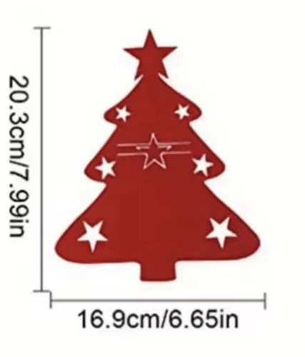 Besteck halter weihnachten rot - halter,