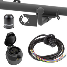 Für MERCEDES C-Klasse W202 4-Tür Stufenheck 93-00 Anhängerkupplung starr +ES 13p