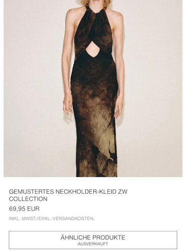 Zara studio kleid gemustertes - studio,